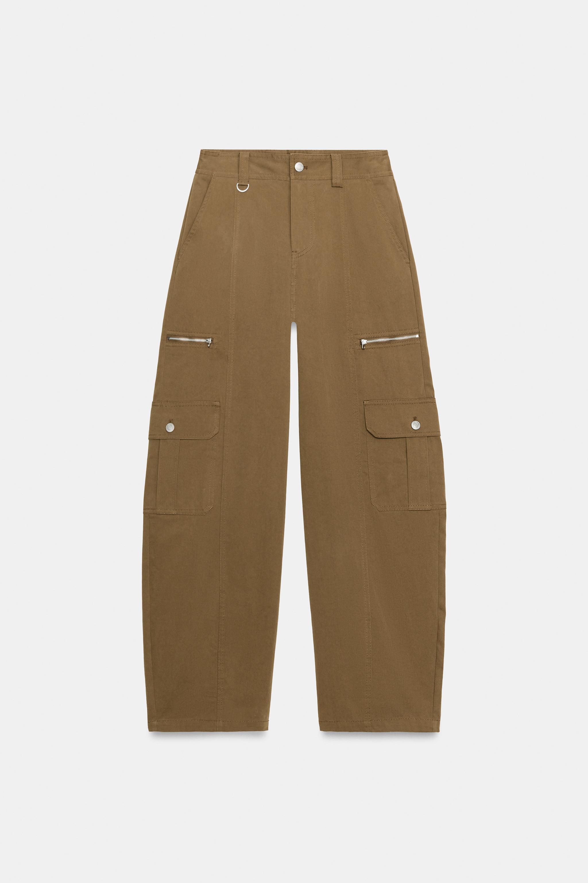 PANTALON BARREL À POCHES CARGO
